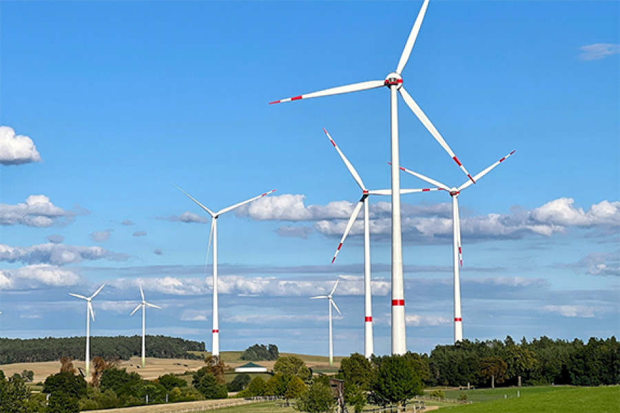 Molinos utilizados para generar energía eólica 