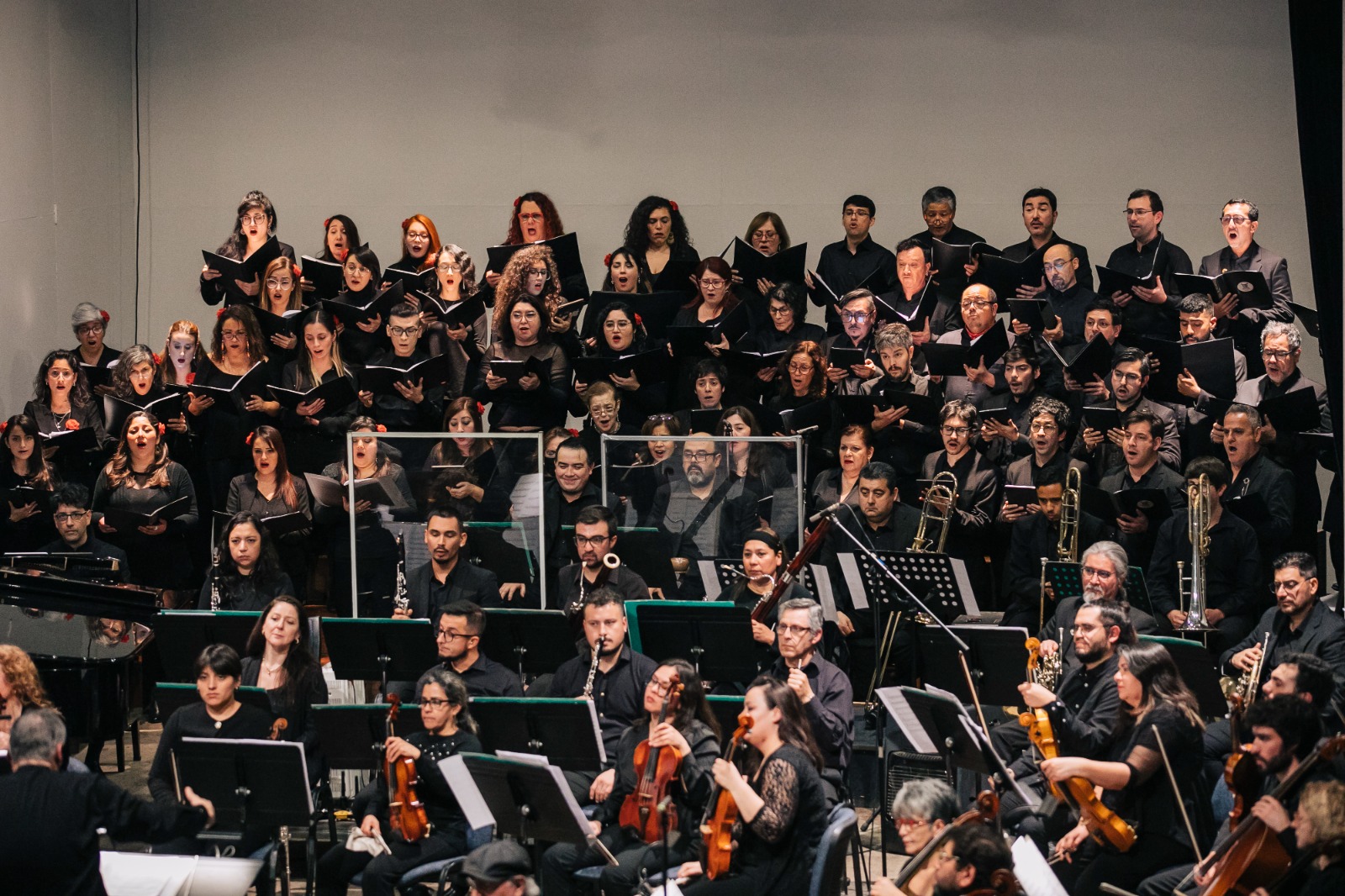 Imagen referente a la actividad, donde se ve a un elenco musical tocando sus instrumentos.