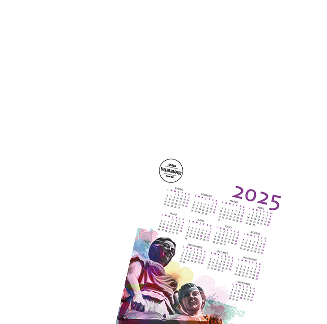 Se aprecia la foto del calendario