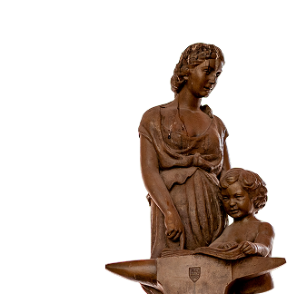 Imagen de la escultura alma mater