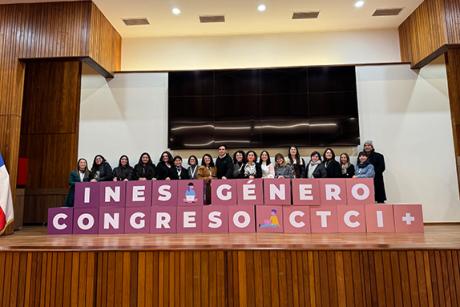 Successful participation of the Usach delegation in the First National Science Conference with a focus on gender in Talca
