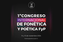 Afiche Primer Congreso Internacional de Fonética y Poética