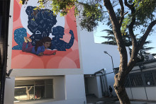 Mural de la Mujer y la Niña en la Ciencia