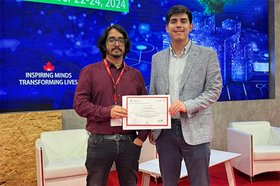 Entrega de premio  estudiante de postgrado Usach