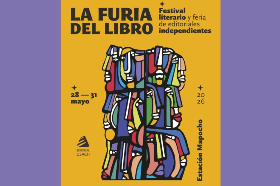 La imagen corresponde a un afiche del evento, con un fondo amarillo y letras negras