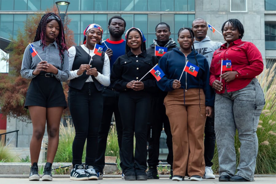 Comunidad haitiana Usach