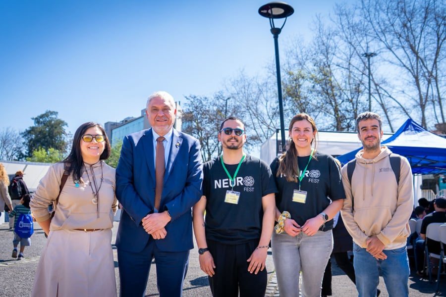 Rector Pedro Palominos en Neurofest 2026
