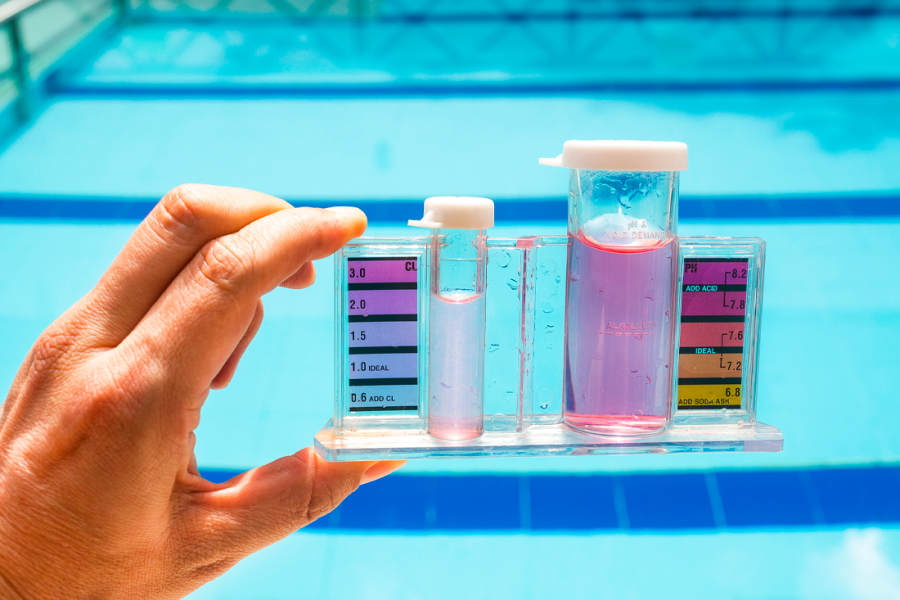 Piscina y sus niveles